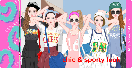 Chic & Sporty Look 이전빠숑 코디