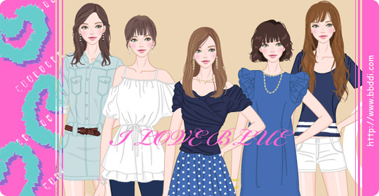 I LOVE BLUE 이전빠숑 코디