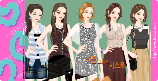 쉬폰 그리고 시스룩 이전빠숑 코디