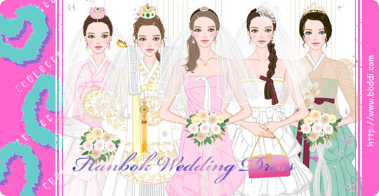 Hanbok Wedding Dress 이전빠숑 코디