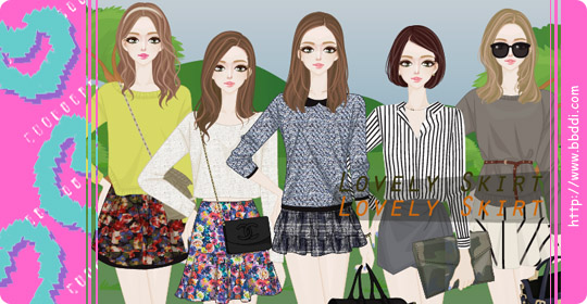 Lovely Skirt 이전빠숑 코디