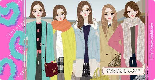 PASTEL COAT 이전빠숑 코디