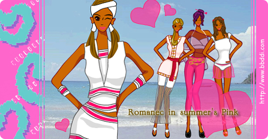 Romanec in summer's Pink 이전빠숑 코디
