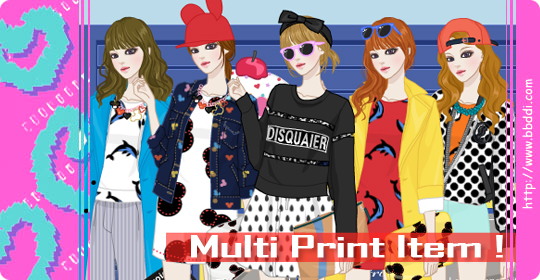 Multi Print Item ! 이전빠숑 코디