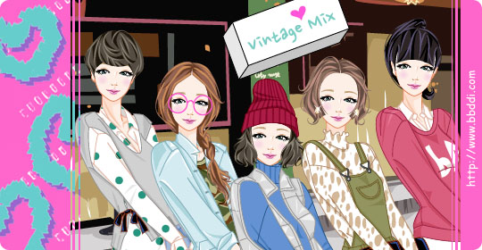 Vintage Mix!! 이전빠숑 코디