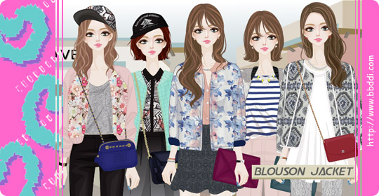 Blouson Jacket 이전빠숑 코디