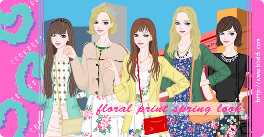 Floral Print Spring Look 이전빠숑 코디