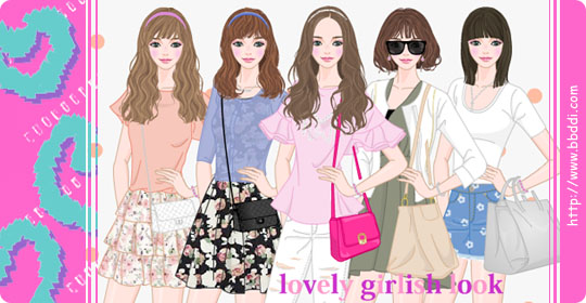 Lovely Girlish Look 이전빠숑 코디