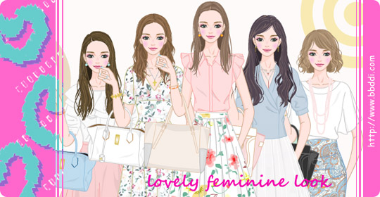 Lovely Feminine Look 이전빠숑 코디
