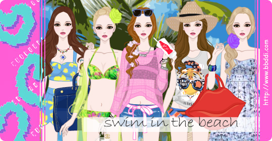 Swim in the Beach 이전빠숑 코디