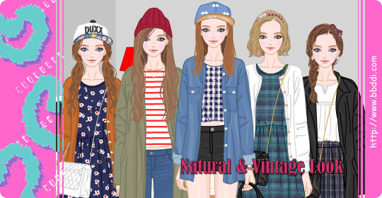 Natural & Vintage Look 이전빠숑 코디