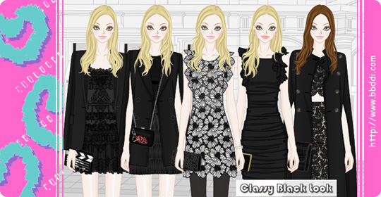 Classy Black Look 이전빠숑 코디