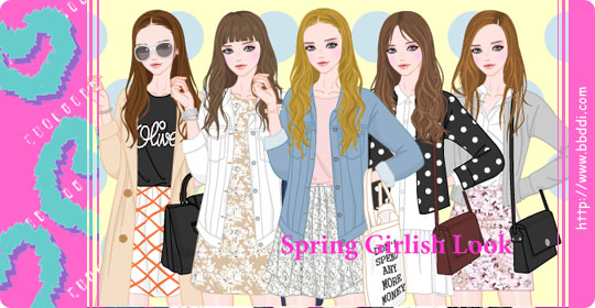 Spring Girlish Look 이전빠숑 코디