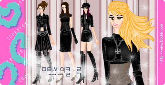 모터싸이클 룩 이전빠숑 코디