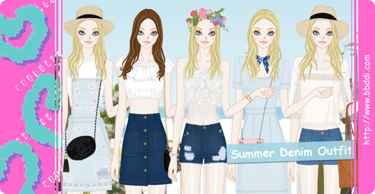 Summer Denim Outfit 이전빠숑 코디