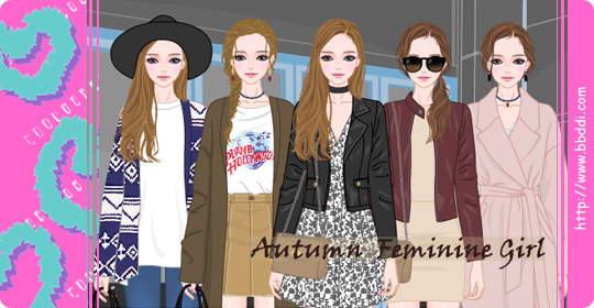 Autumn  Feminine Girl 이전빠숑 코디