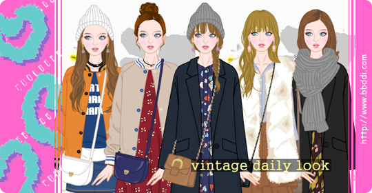 Vintage Daily Look 이전빠숑 코디