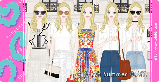 Fresh Summer Outfit 이전빠숑 코디