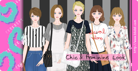 Chic & Feminine  Look 이전빠숑 코디