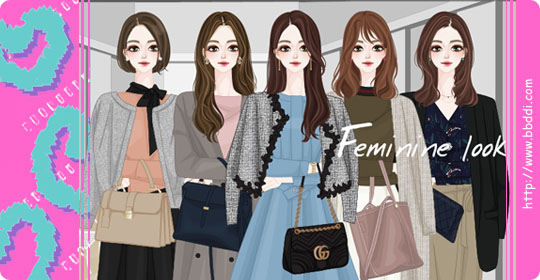 Feminine Look 이전빠숑 코디
