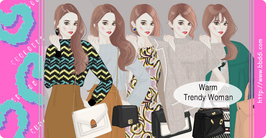 Warm Trendy Woman 이전빠숑 코디
