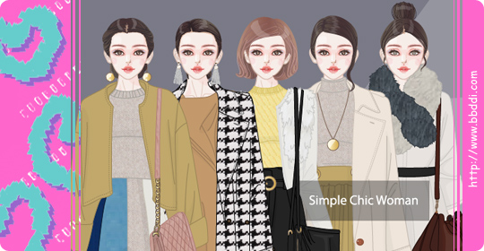 Simple Chic Woman 이전빠숑 코디