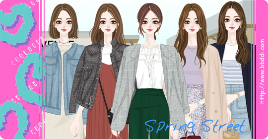 Spring Street 이전빠숑 코디