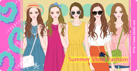 Summer Vivid Fashion 이전빠숑 코디