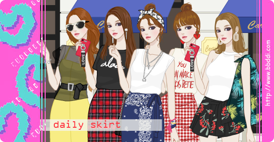 Daily Skirt 이전빠숑 코디
