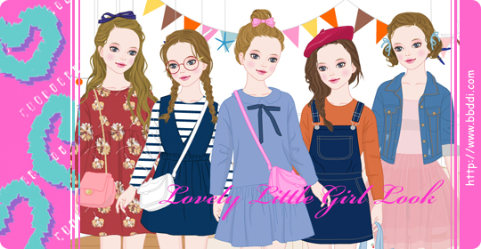 Lovely Little Girl Look 이전빠숑 코디