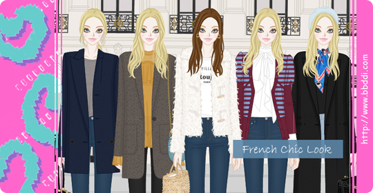 French Chic Look 이전빠숑 코디