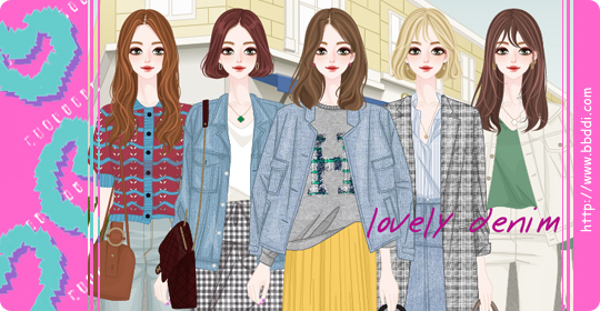 Lovely Denim 이전빠숑 코디