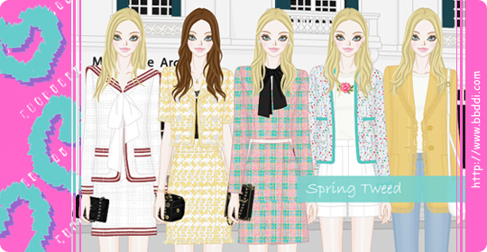 Spring Tweed 이전빠숑 코디