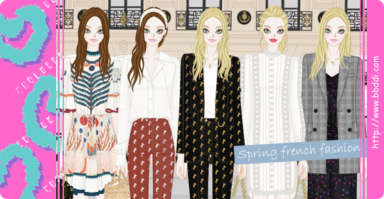 Spring french fashion 이전빠숑 코디