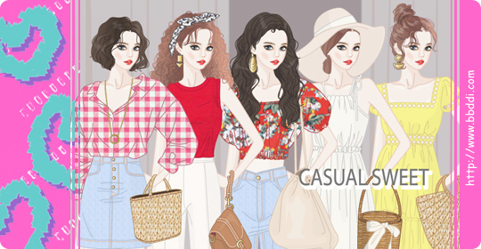 CASUAL SWEET 이전빠숑 코디