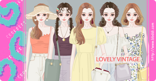 LOVELY VINTAGE 이전빠숑 코디