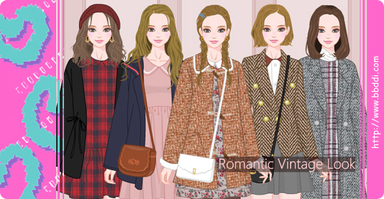Romantic Vintage Look 이전빠숑 코디