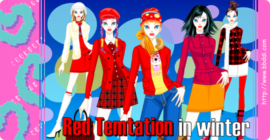 Red temtation in winter 이전빠숑 코디