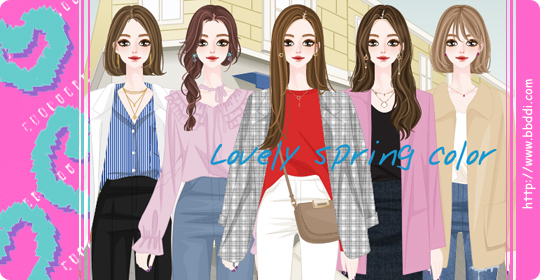 Lovely Spring Color 이전빠숑 코디