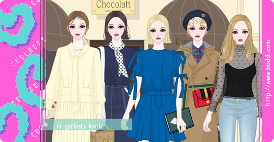 A Girlish Look 이전빠숑 코디