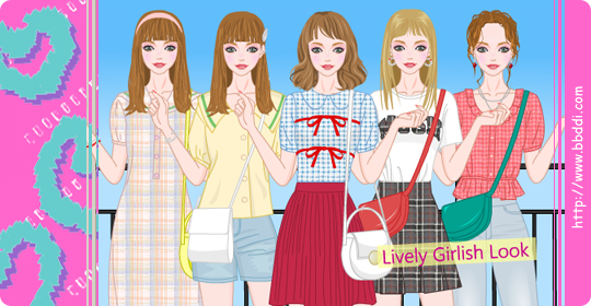 Lively Girlish Look 이전빠숑 코디