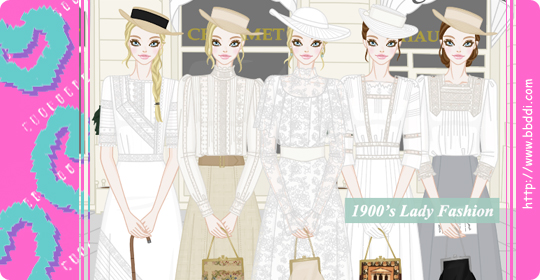 1900’s Lady Fashion 이전빠숑 코디