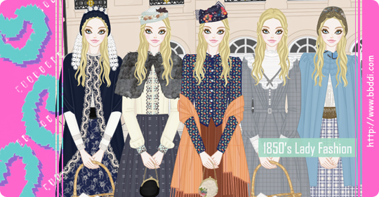 1850’s Lady Fashion 이전빠숑 코디
