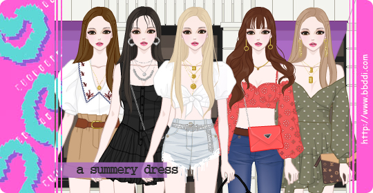 A Summery Dress 이전빠숑 코디