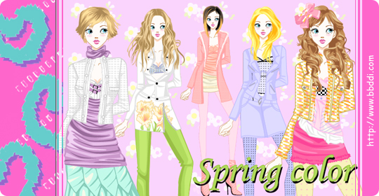 Spring color 이전빠숑 코디