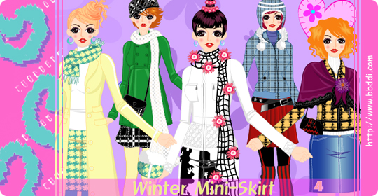 Winter Mini-Skirt  이전빠숑 코디