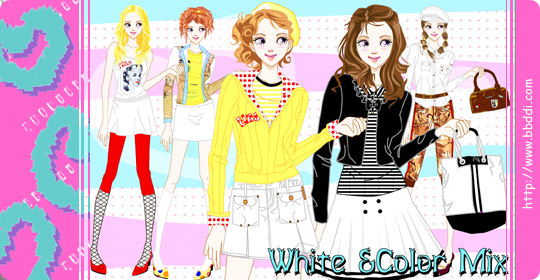 White &Color Mix 이전빠숑 코디