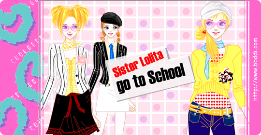 Sister Lolita go to school~! 이전빠숑 코디