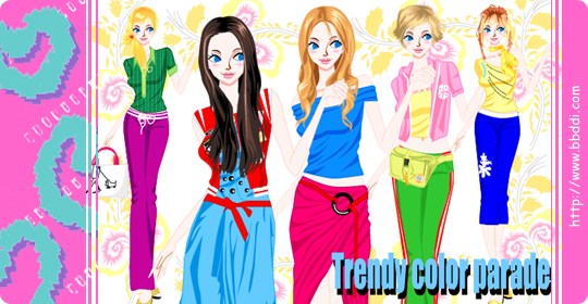 Trendy color parade 이전빠숑 코디