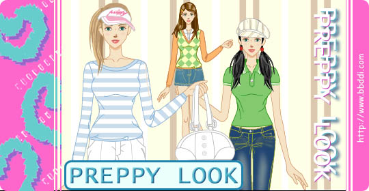 Preppy Look 이전빠숑 코디